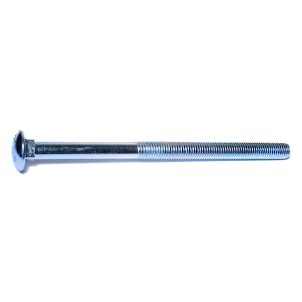 Midwest Fastener Carriage Bolt, Square Neck, 11 (Coarse), 10 in L, Steel, Zinc Plated, 20 PK 01177 - main